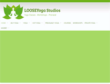 Tablet Screenshot of looseyoga.co.uk